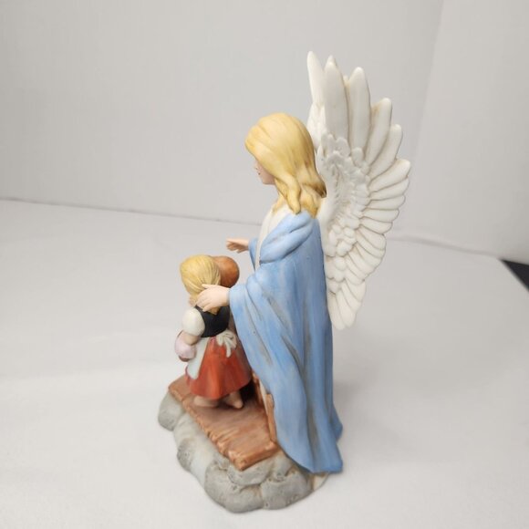 Vintage Guardian Angel 1995 HOMCO #8772 EUC 8" H x 4.5" L x 3" W - Picture 3 of 9